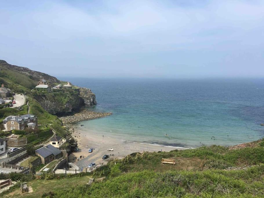 St Agnes Perfect Location, Hot Tub, Sea Views, Gym Apartment Bagian luar foto
